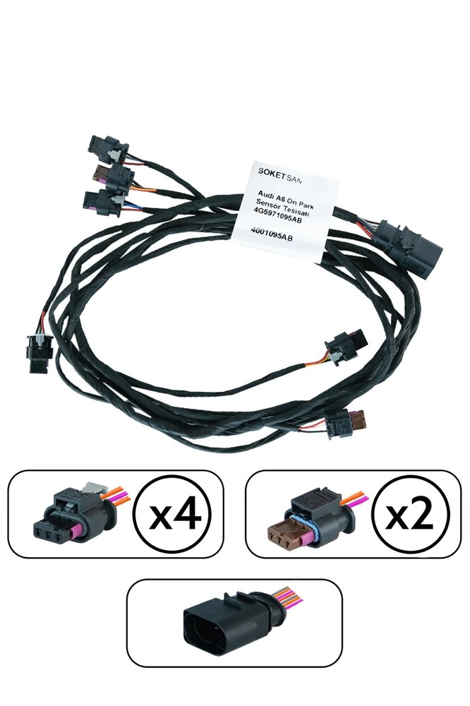 Compatible With Front Parking Sensor Harness Audi A6 4G5971095AB