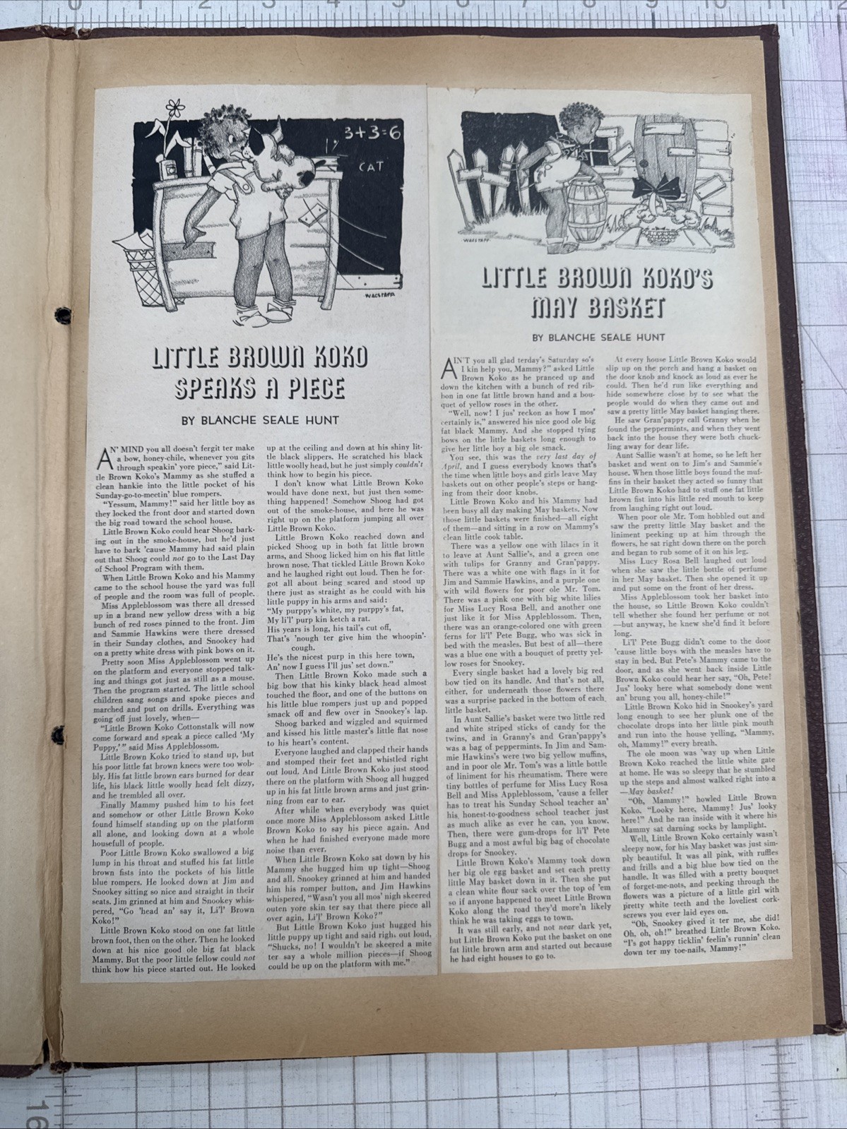 Scrapbook Collection Of Little Brown Koko Magazine Stories