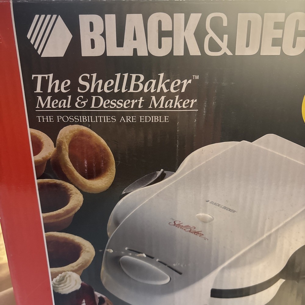 BLACK+DECKER The Shell Baker Meal and Dessert Maker - White: OPEN BOX, Kitchen