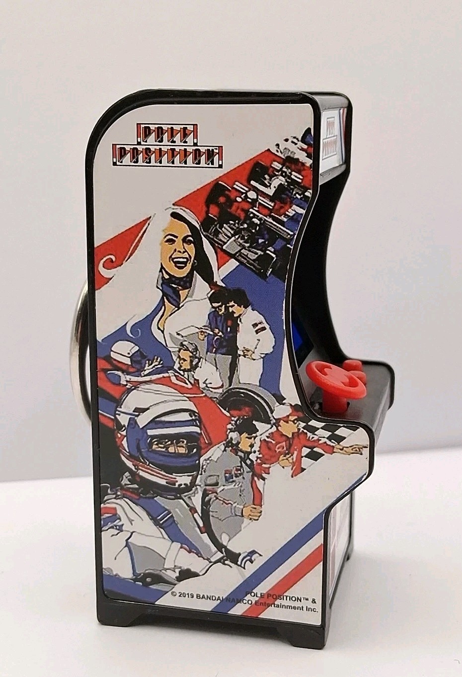 2019 Super Impulse Micro Arcade Pole Position Keychain Tested/Works
