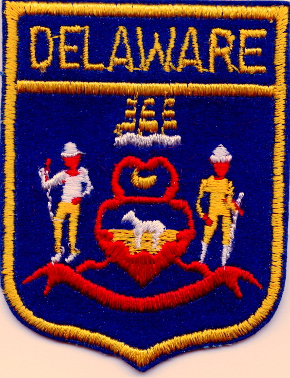 Delaware State Patch Iron on NEW