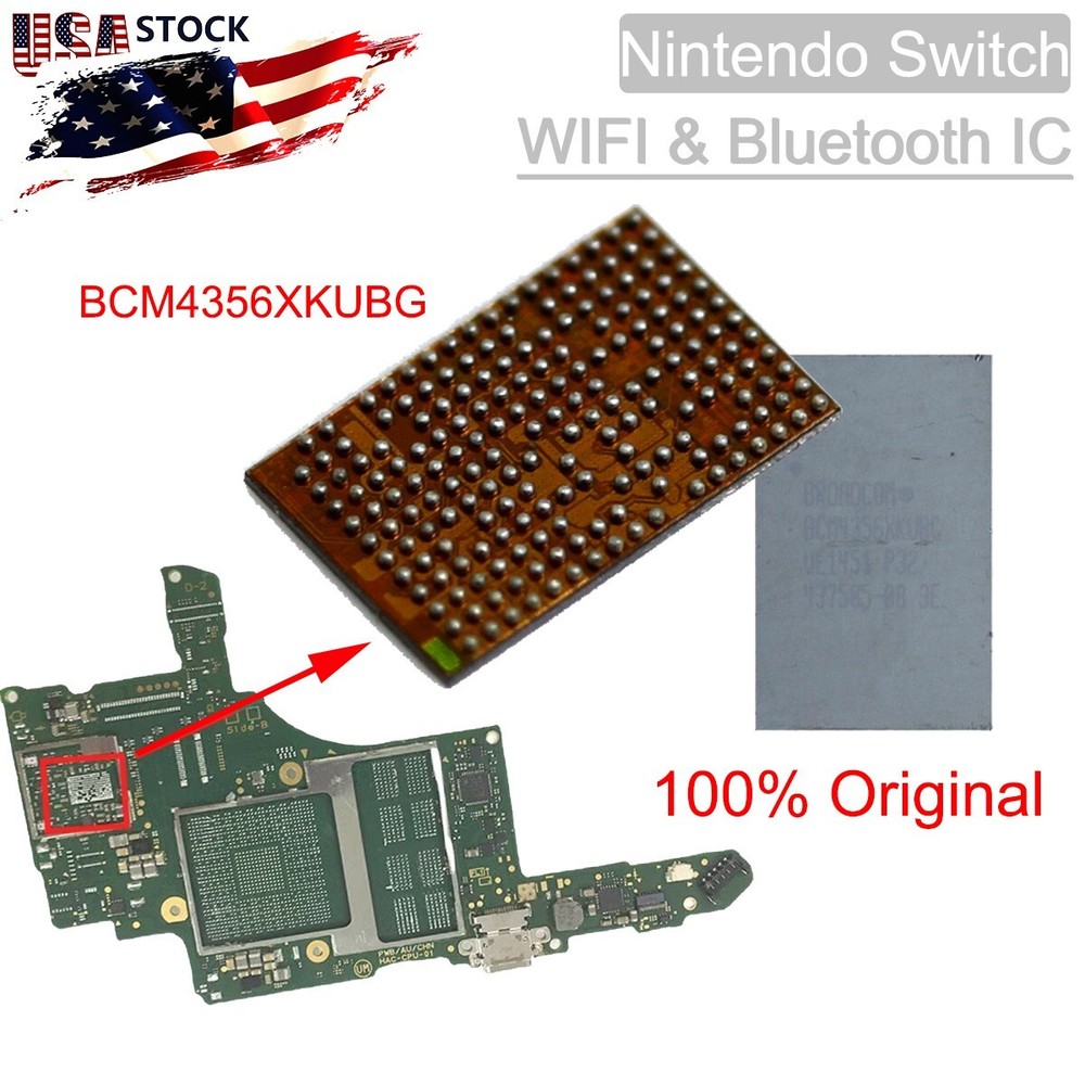 Original WiFi WLAN Bluetooth IC Chip For Nintendo Switch Console BCM4356XKUBG
