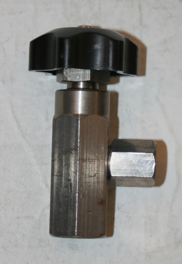 1/4” FNPT Monel Angle Needle Valve Unknown Mfg