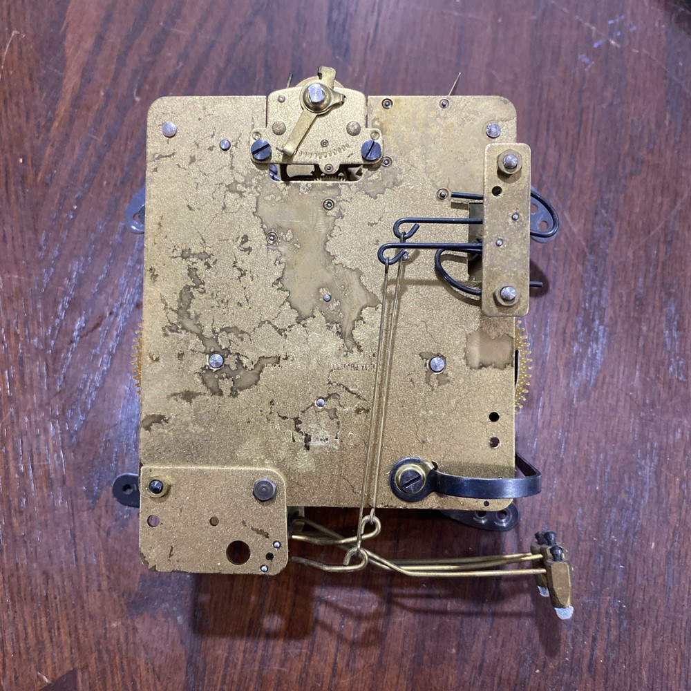 Henry Coehler 001942 Mantle Clock Movement Strike Side Working