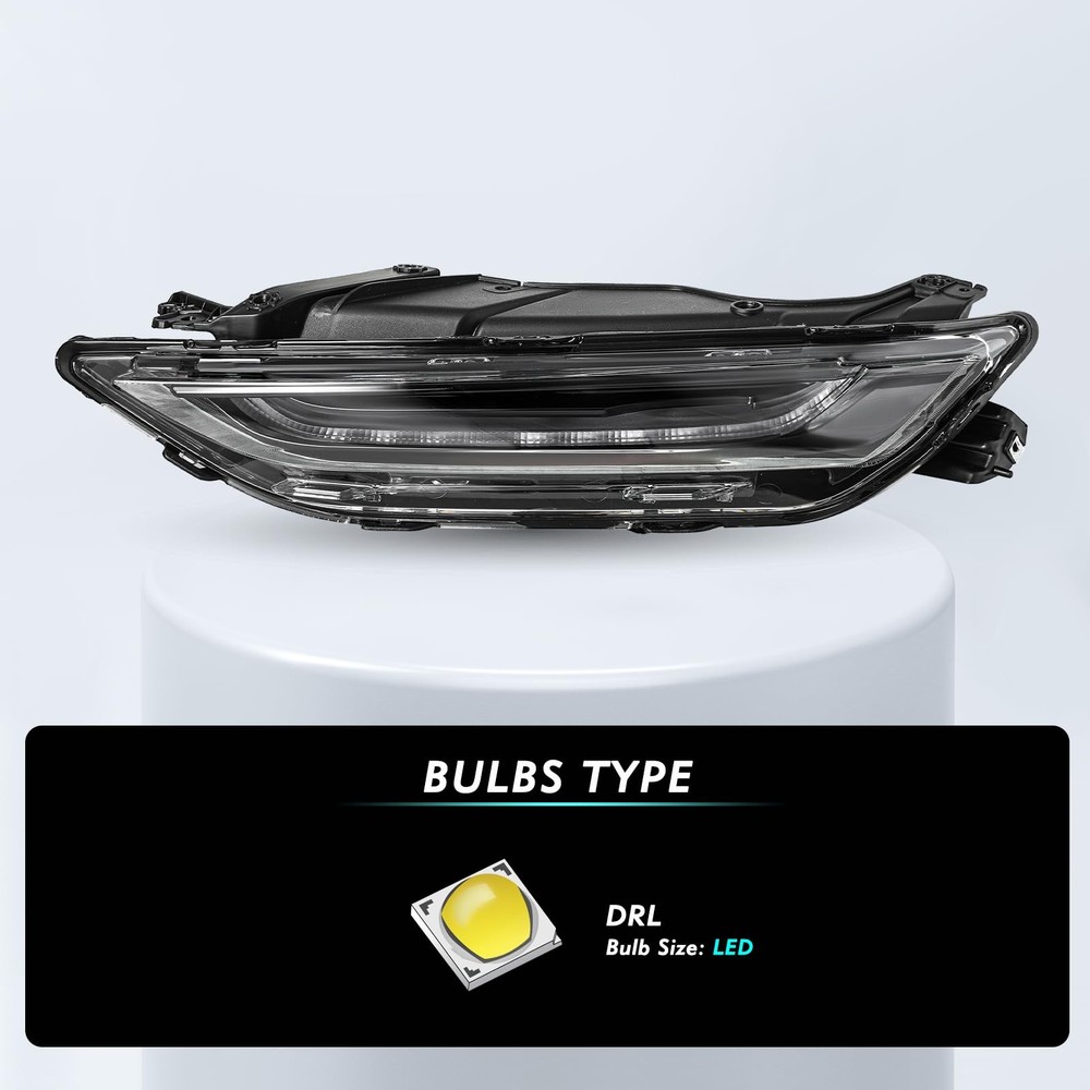 Headlight Assembly for 2019-2022 Chevy Blazer Left Driver Projector OE with Bulb