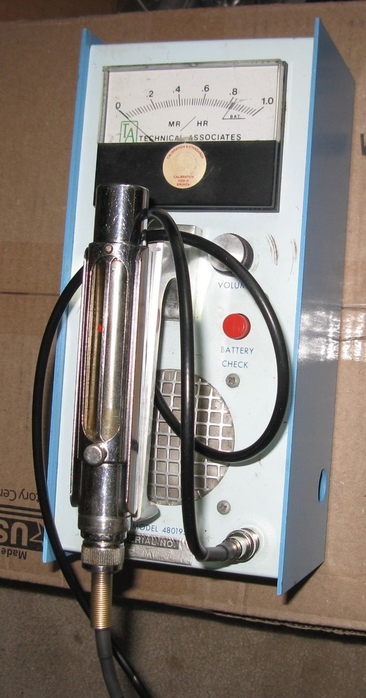 Technical Associates Geiger Counter W/ Hardwall Probe, Refurbished & Working