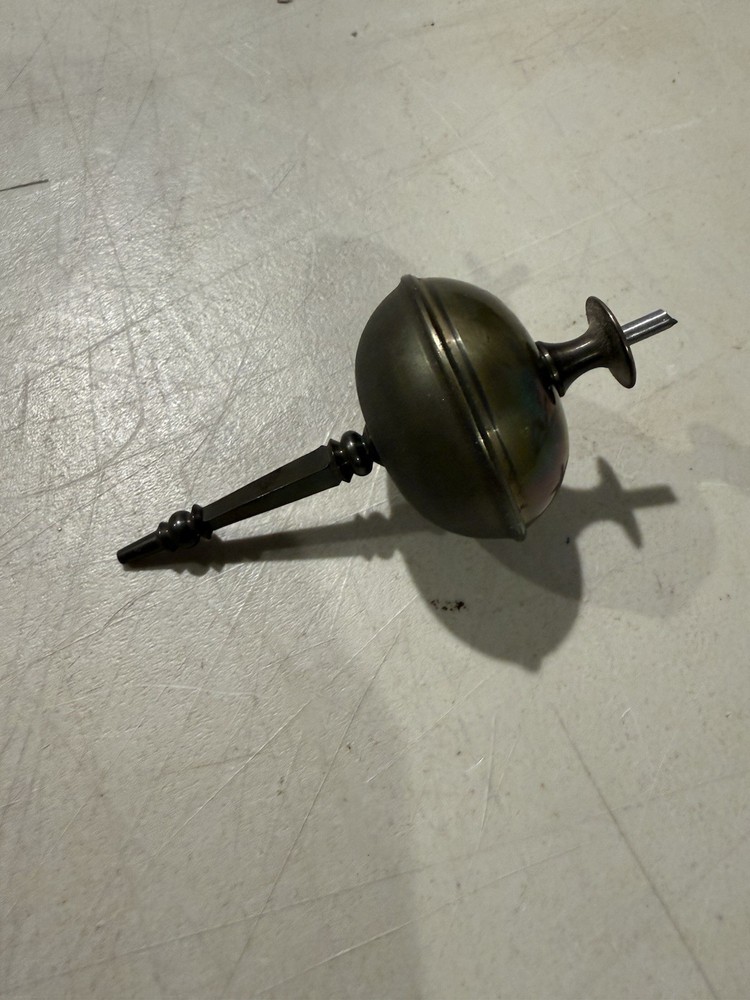 ANTIQUE/VINTAGE CLOCK SOLID BRASS TOP FINIAL