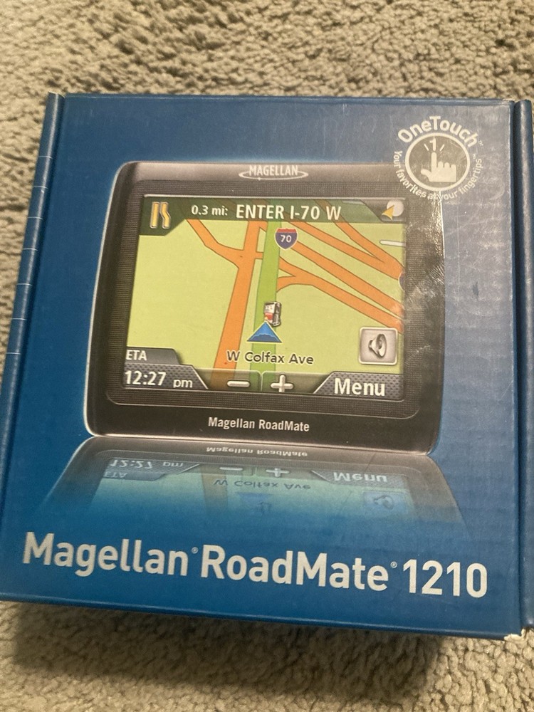 Magellan RoadMate 1210 GPS bundle with Charger Tested Working