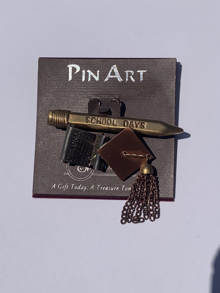 Spoontique Pin Art School Days Pin