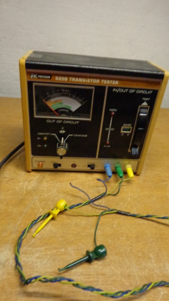 Vintage BK Precision 520B Transistor Tester