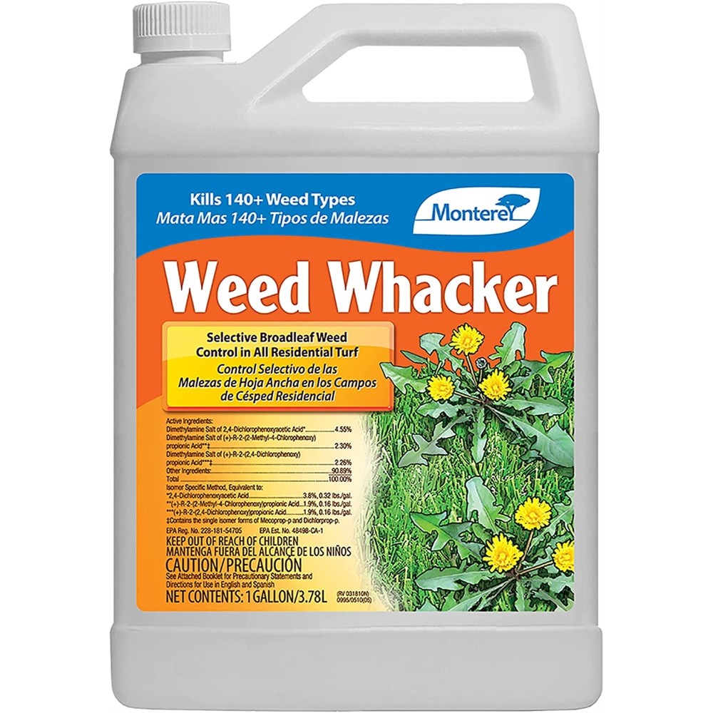 Monterey Weed Whacker Selective Broadleaf Weed Control Concentrate, 1 Gallon