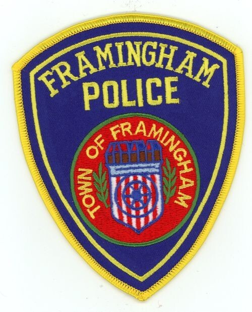 MASSACHUSETTS MA FRAMINGHAM POLICE SHOULDER PATCH SHERIFF