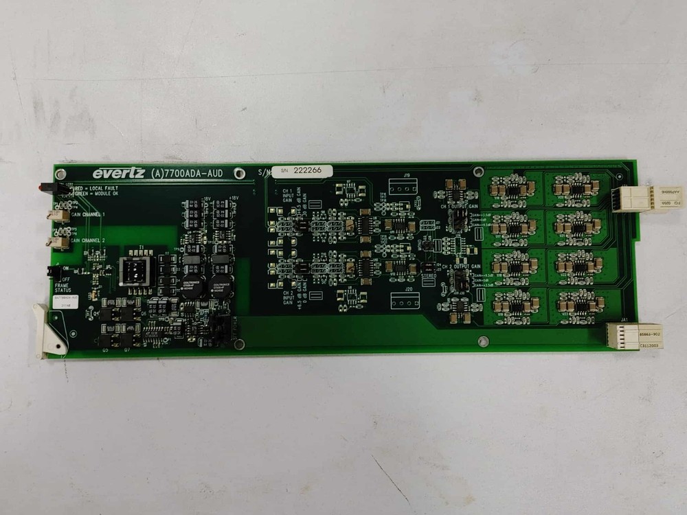Evertz 7700ADA-AUD Balanced Analog Audio Distribution Amplifier