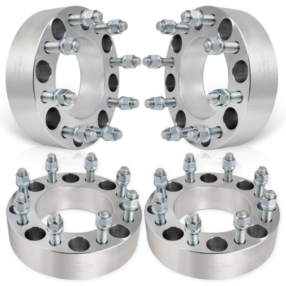 2 Inch Wheel Spacers Adapters 8x6.5 Bolt Pattern