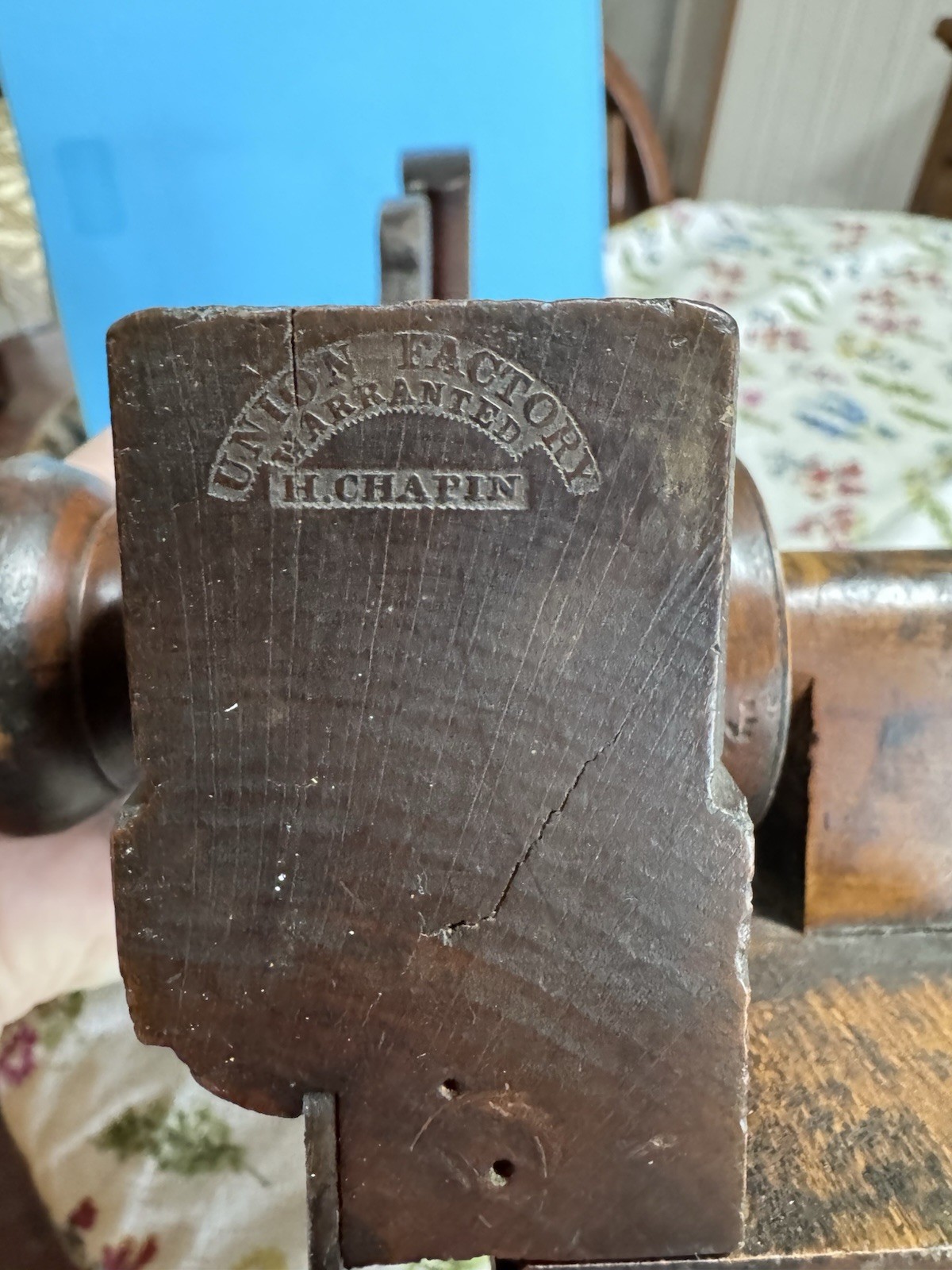 H. Chapin No. 184 Woodworking Plane Antique Original Collectible