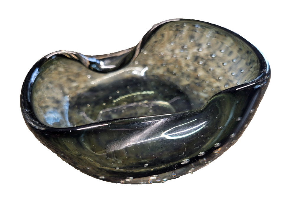 Vintage MCM Controlled Bubbles Ashtray