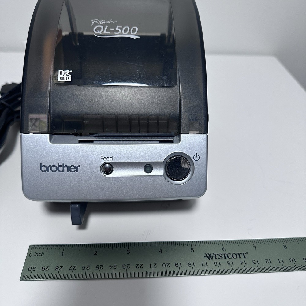 Brother P-Touch QL-500 Thermal Label Printer with USB cable