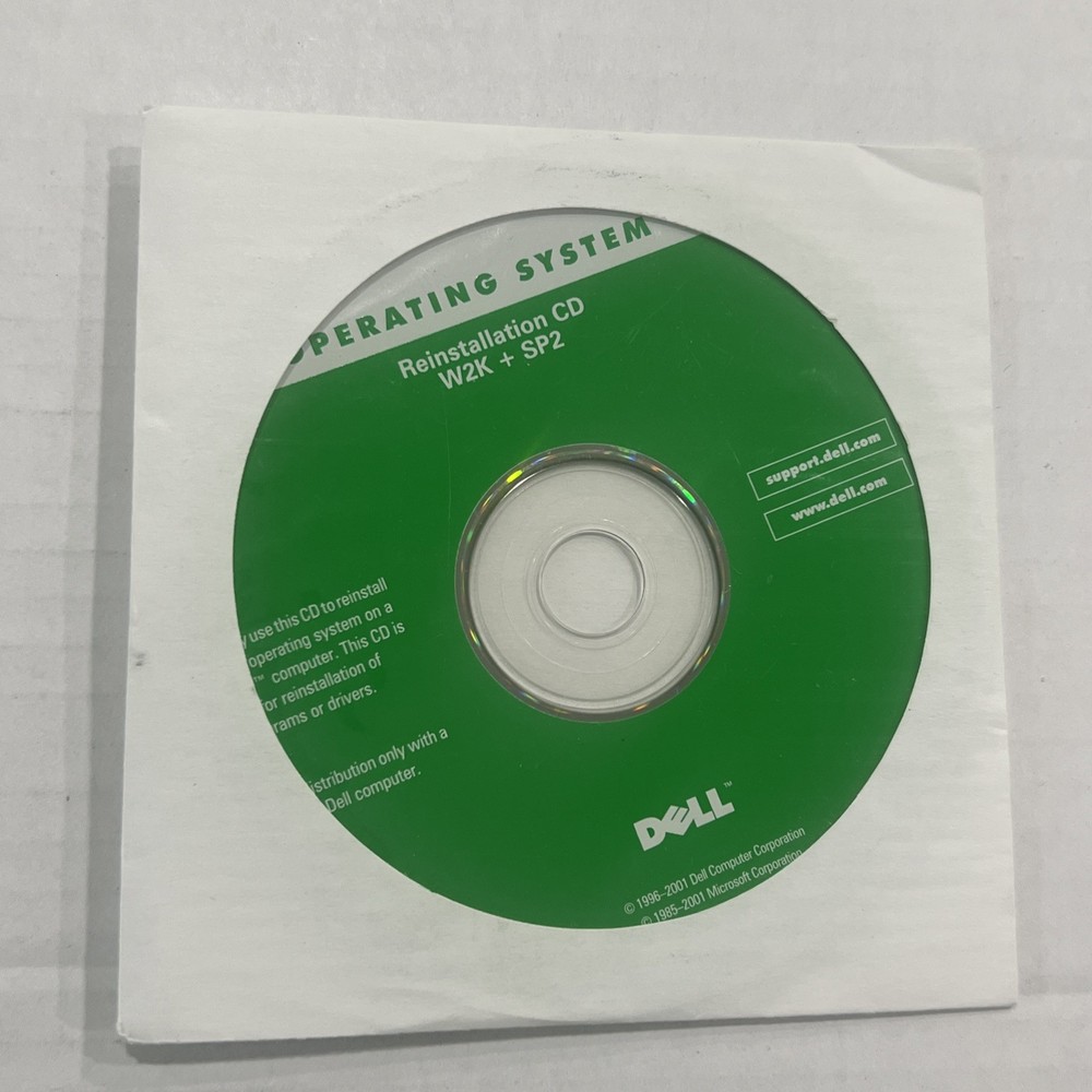 Dell Reinstallation Disk Drivers & Utilities, Roxio Easy CD Creator 5.1 Basic, +