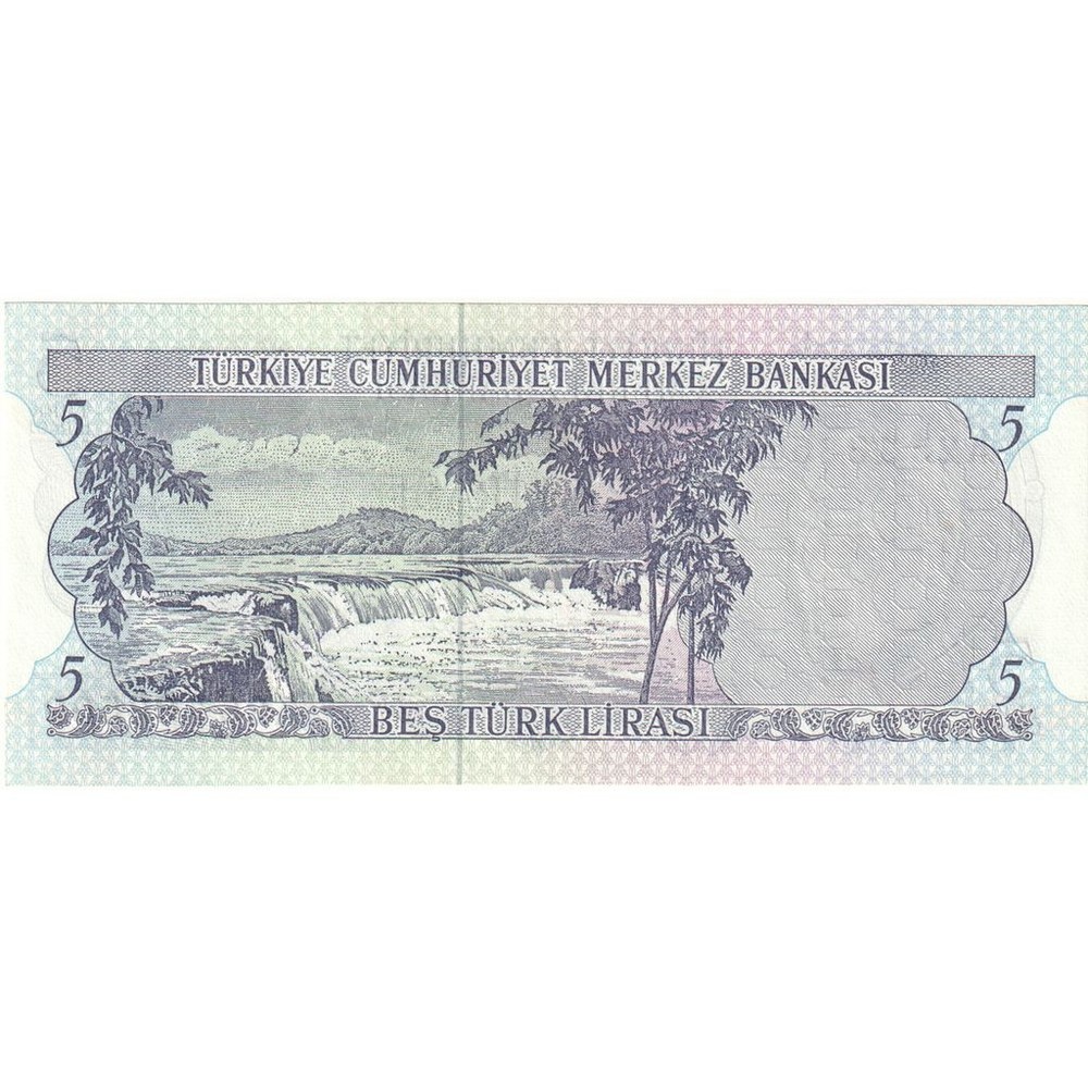 [#233788] Turkey, 5 Lira, 1976, UNC