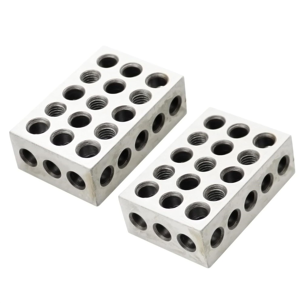 Precision 123 Parallel Blocks Set with Case & Screws 0.0001 Industrial Tools Kit