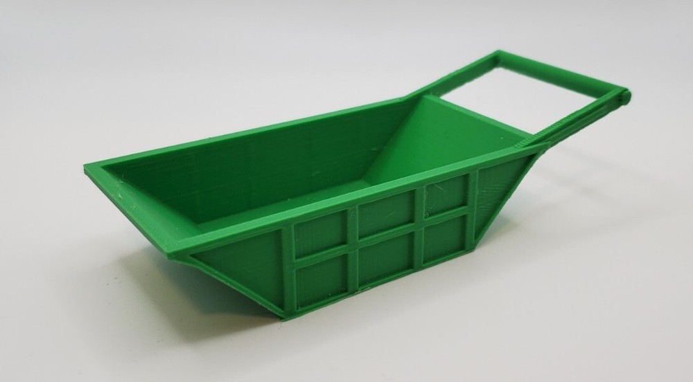 1/50 Scale 12 Cubic Yard Bedding Box in Green