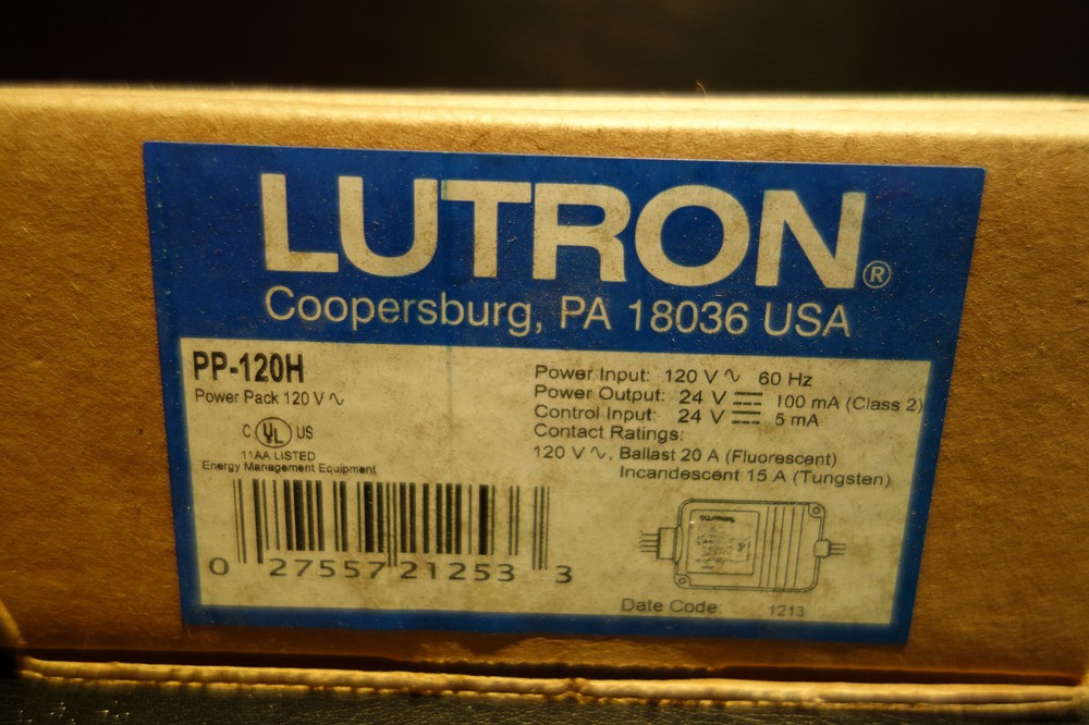 Lutron power pack   PP-120H      NIB