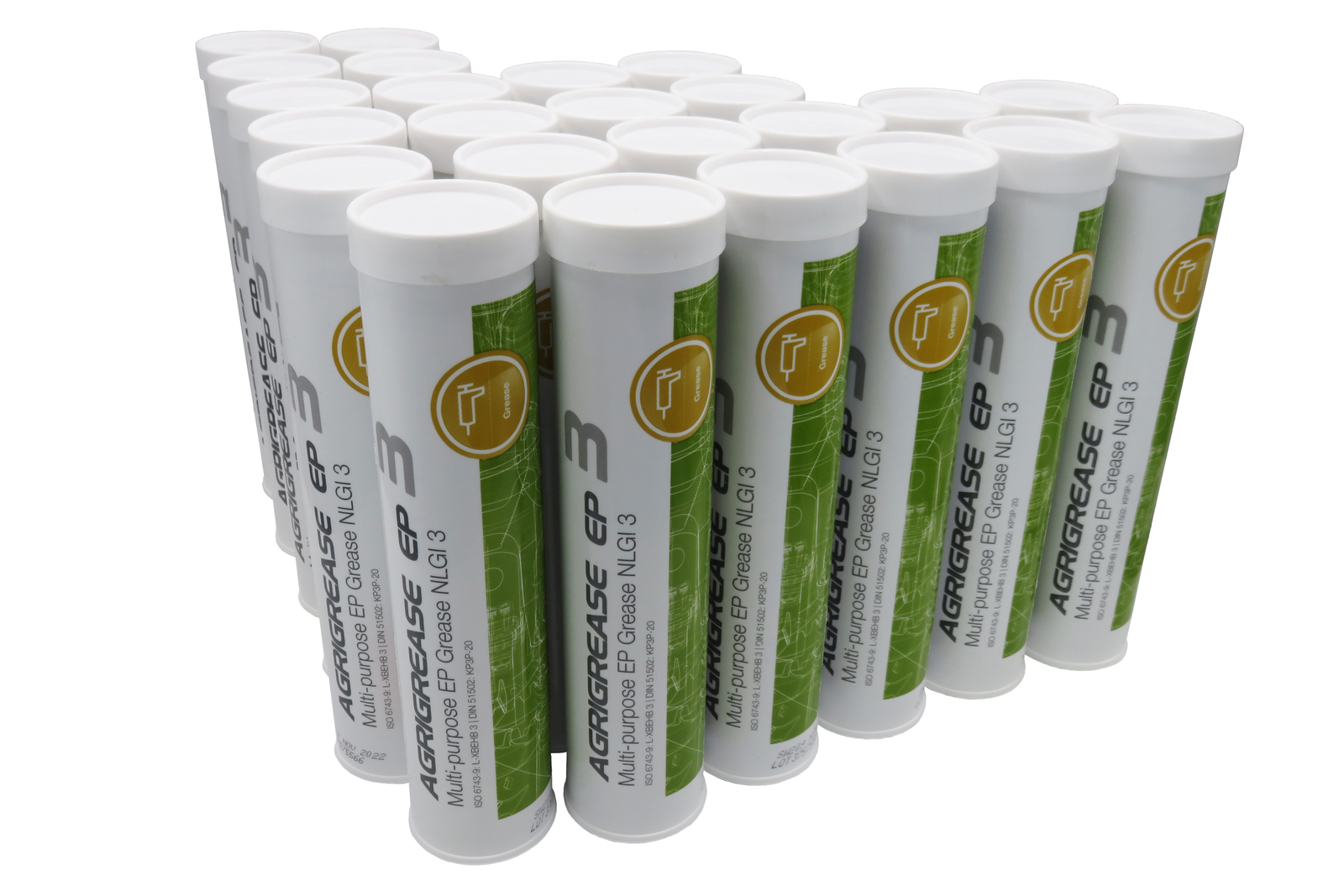 AGRIGREASE EP 3 Multi-Purpose EP Grease Tubes Pack of 24 NLGI 3 Agricultural