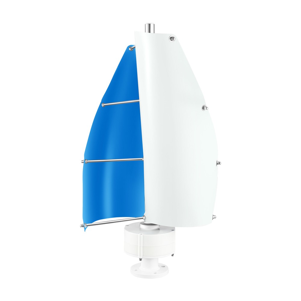 100W Vertical Axis Wind Turbine Generator with Smart Controller for Home Use