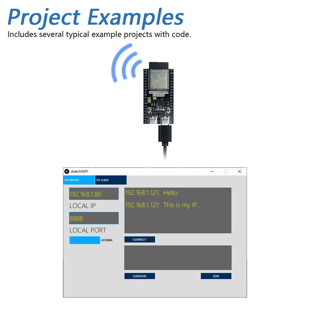 ESP32-S3 Board Lite Dual-Core 32-Bit 240 MHz Microcontroller Wireless Python