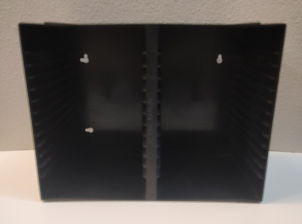 Case Logic 30-CD Storage Rack Black Plastic Holder Stackable Wall Mount D1