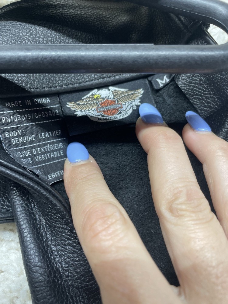 Harley Davidson leather chaps Women’s M Pristine Condition EUC