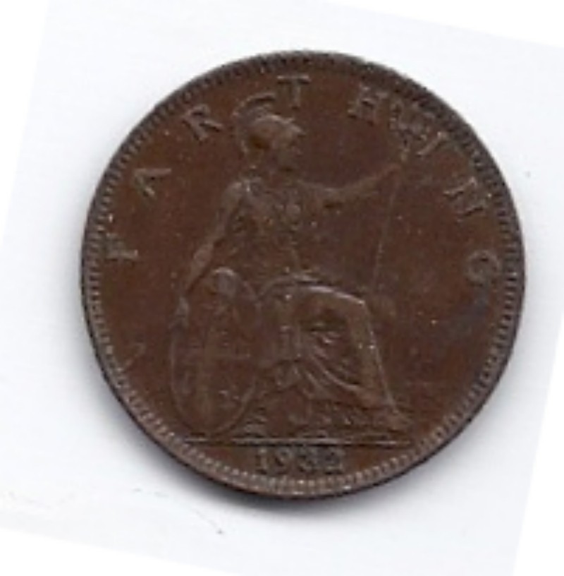 1932 Great Britain Farthing