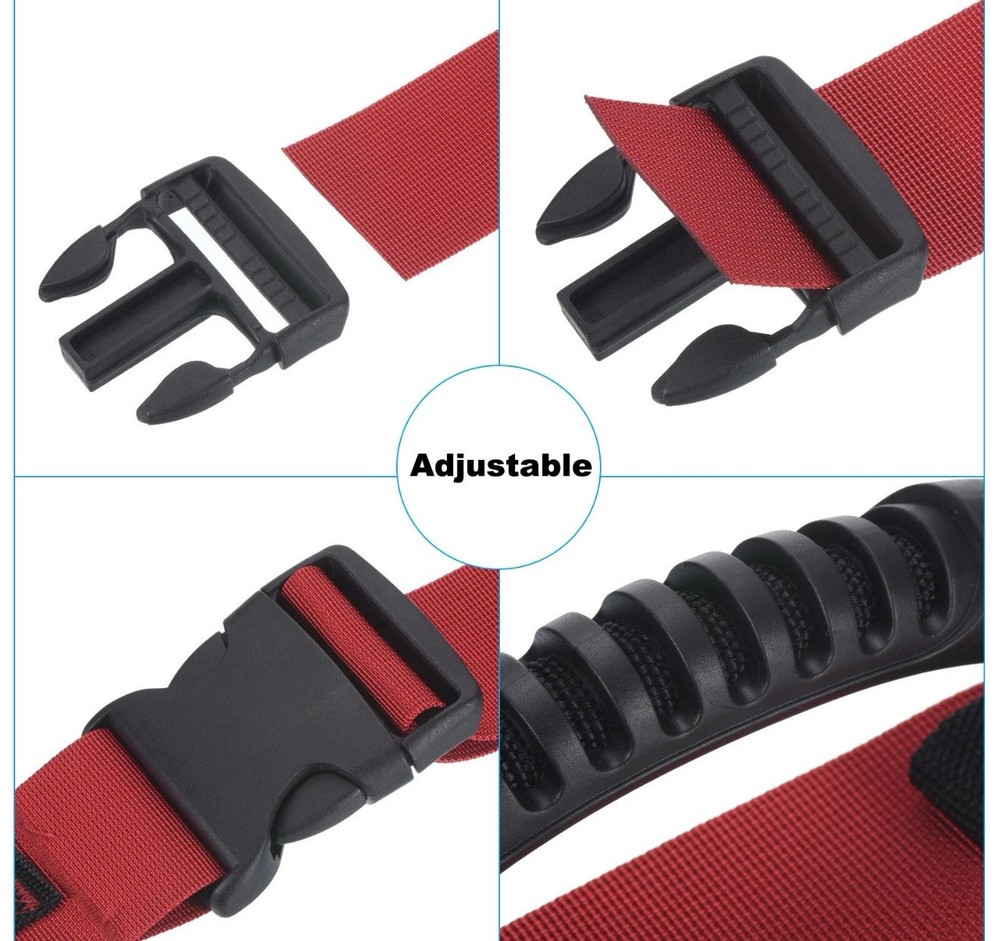 1 Pack Carrying Strap with Handle, Adjustable Nylon Belt Moving Lifting Boxes
