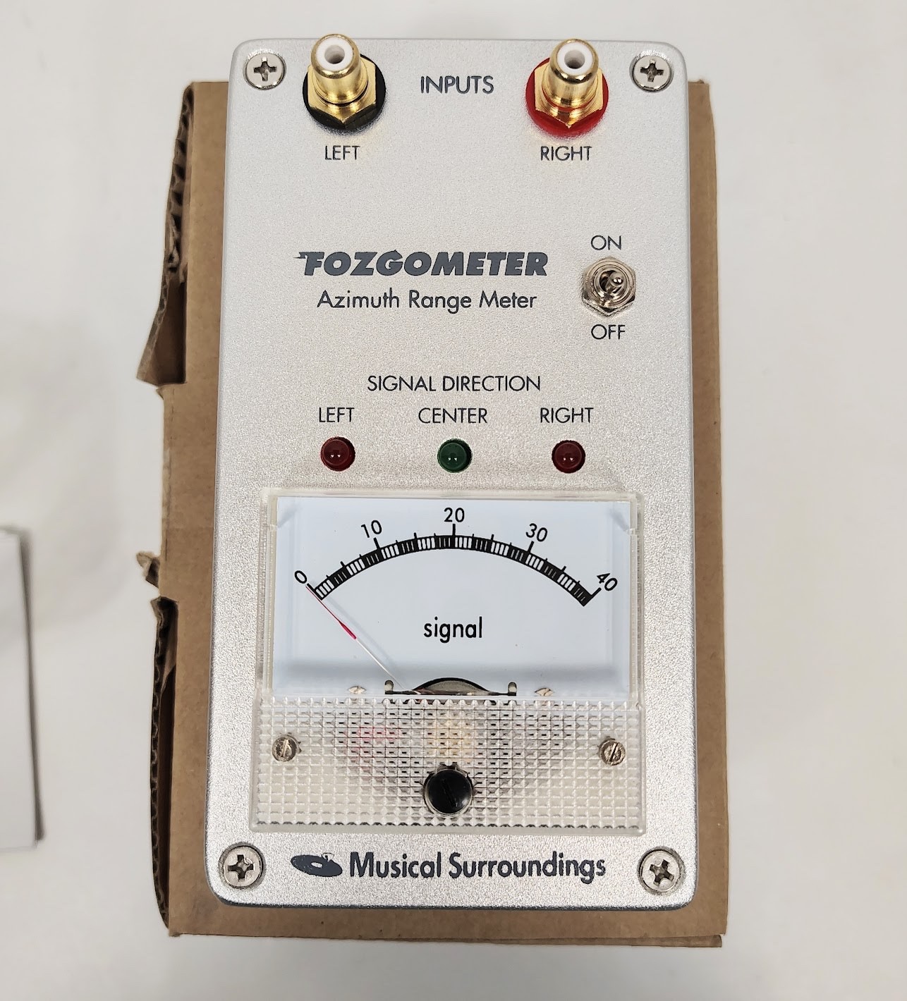 Musical Surroundings FOZGOMETER Azimuth Range Meter Signal Direction Indicator