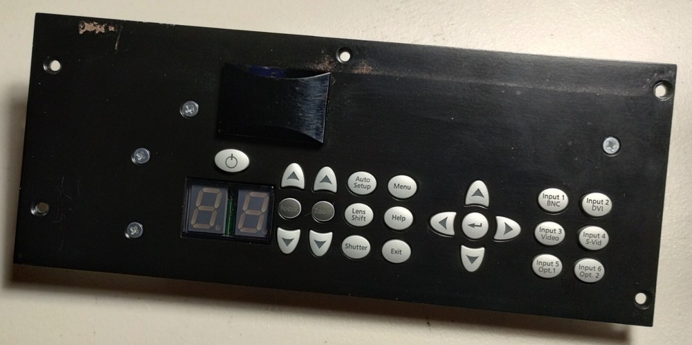 Christie DW8K DW5K Control Panel Projector 100358 2 1