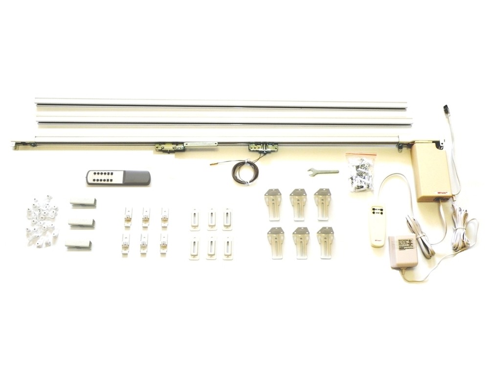 10ft Mortorized Drapery track or Projector Screen Cover Remote Control Track