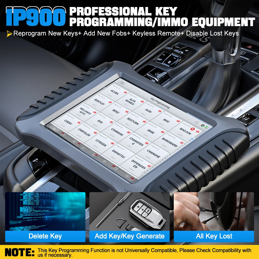 2024 XTOOL IP900 Ke!y Programmer Auto All System Diagnostic Tool FCA AutoAuth