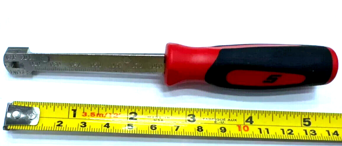 SNAP ON TOOLS USA POCKET RED Soft Grip Spark Plug Ramp Gauge FBP2 R NEW
