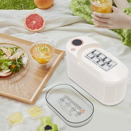 Ice Maker Compact Machine 8 Cubes Mini Countertop for Car Travel Ice Maker