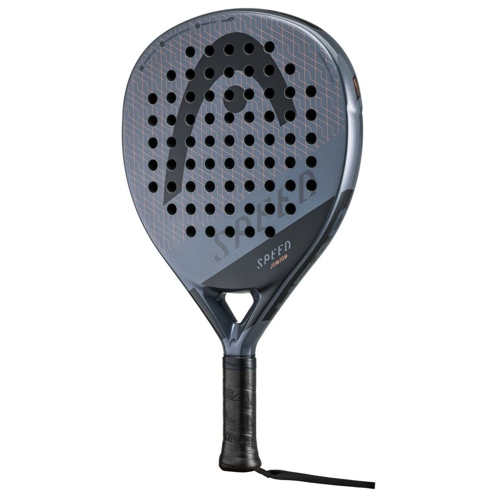 Speed Junior Padel Racket 2023, Black/Gray (226713)