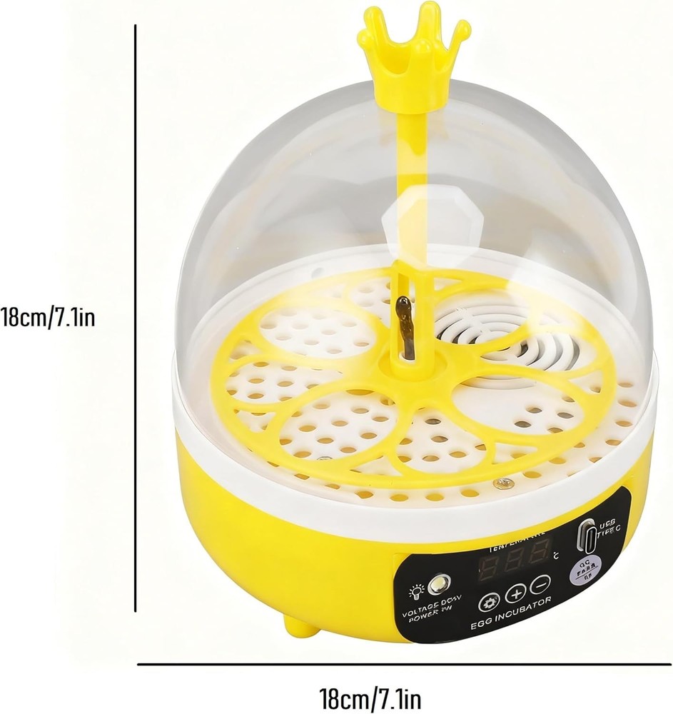 Egg Incubator with Manual Egg Turning & Humidity Control, Incubators