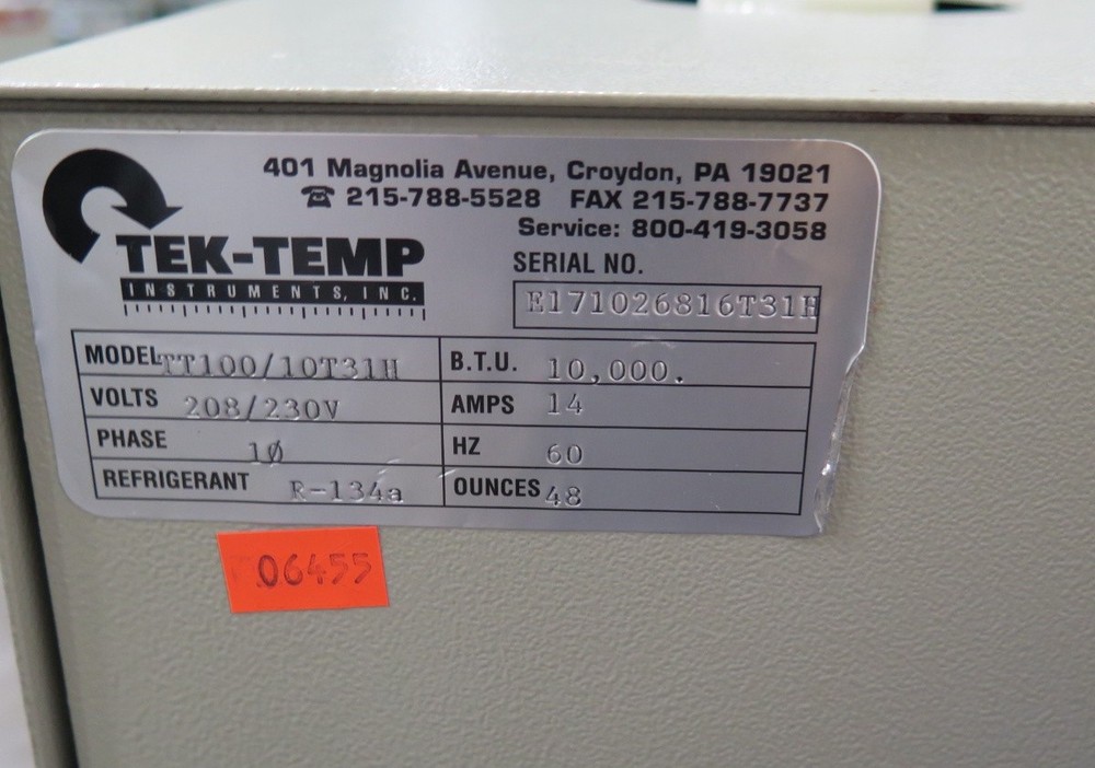 R199674 TEK-Temp Instruments TKD-100 Evaporator Chiller