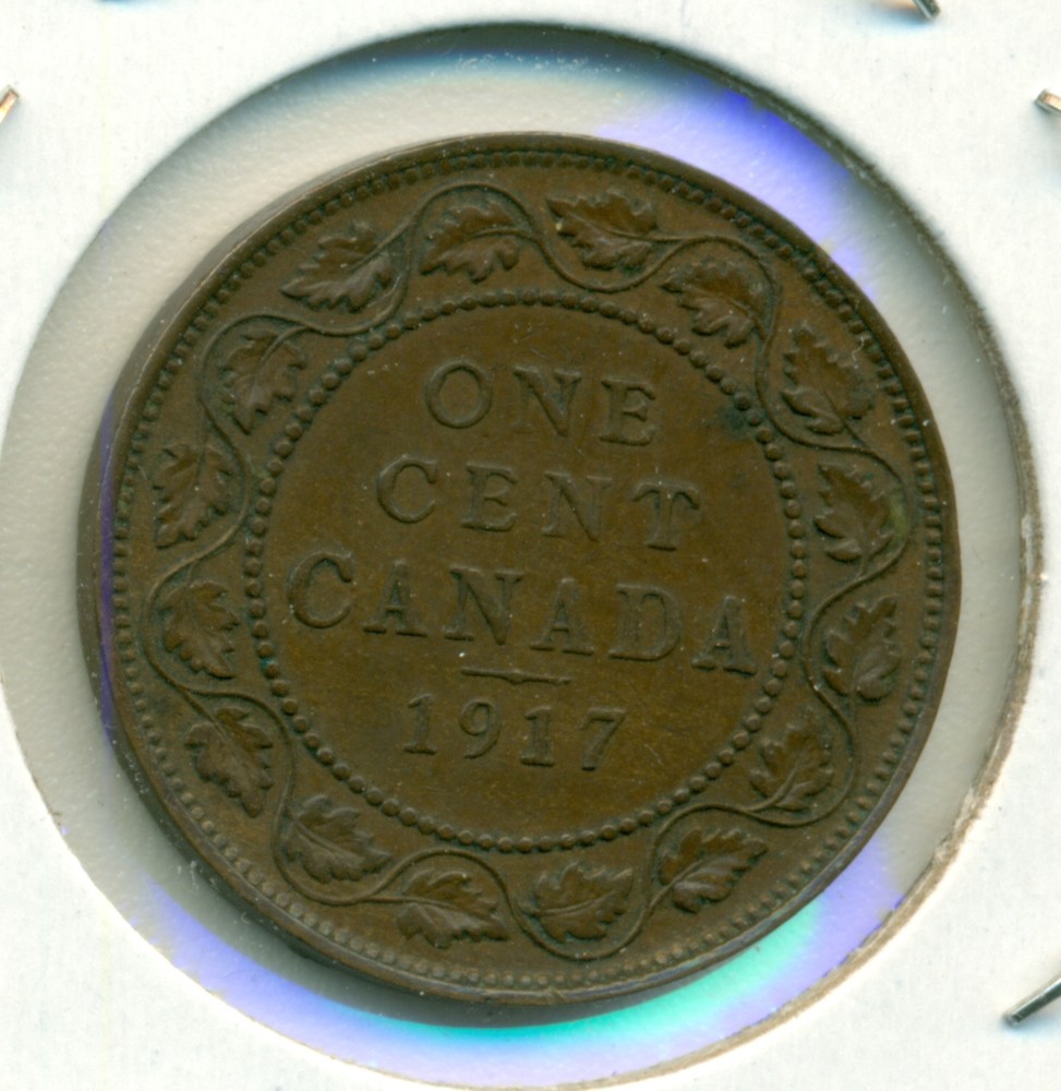 1917 CANADA LARGE CENT, EXTRA FINE, GREAT PRICE!