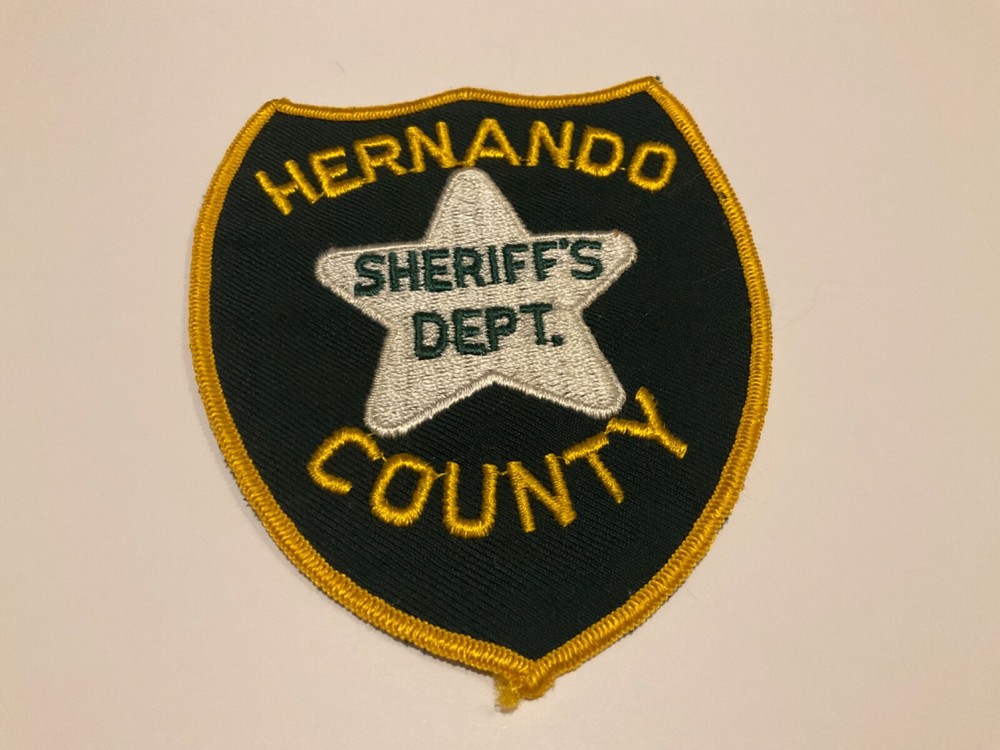Vintage cheesecloth Hernando County Sheriff State Florida FL