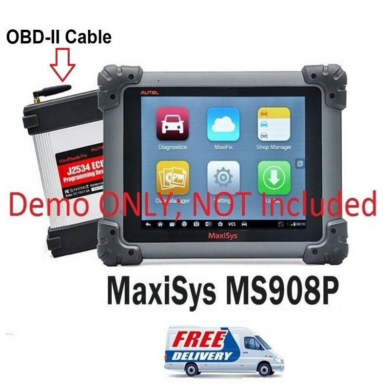 MaxiFlas Elite J2534 ECU Programming Device DB26 OBD Cable Autel MaxiSys