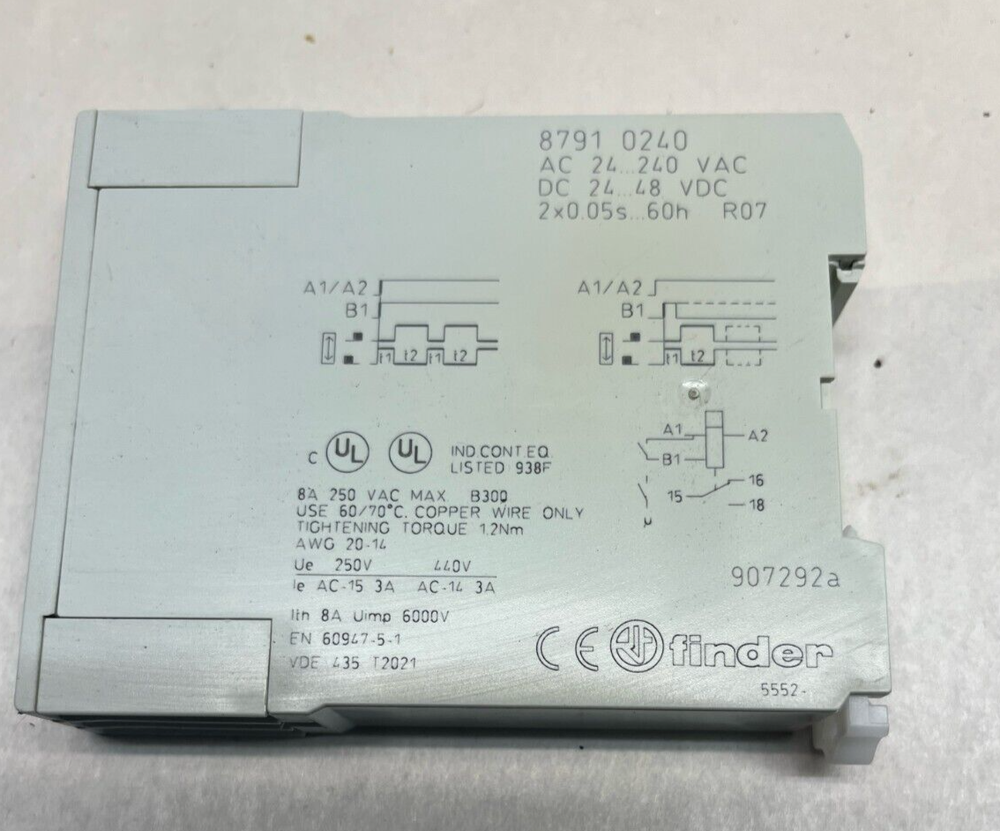 Finder 8791 0240 Relay 907292a