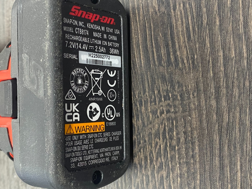 Snap-on™ Lithium Ion CTSS761 14.4V 1/4" Hex Inline Screwdriver