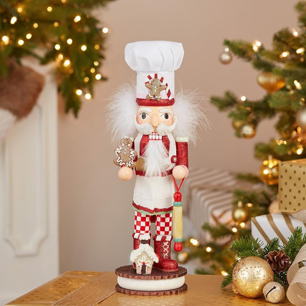 Kurt S. Adler 15-Inch Gingerbread Chef Nutcracker 15in