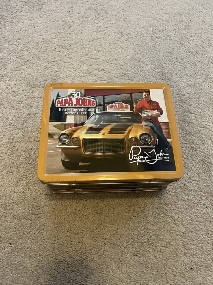Papa John’s Pizza Collectible Lunchbox