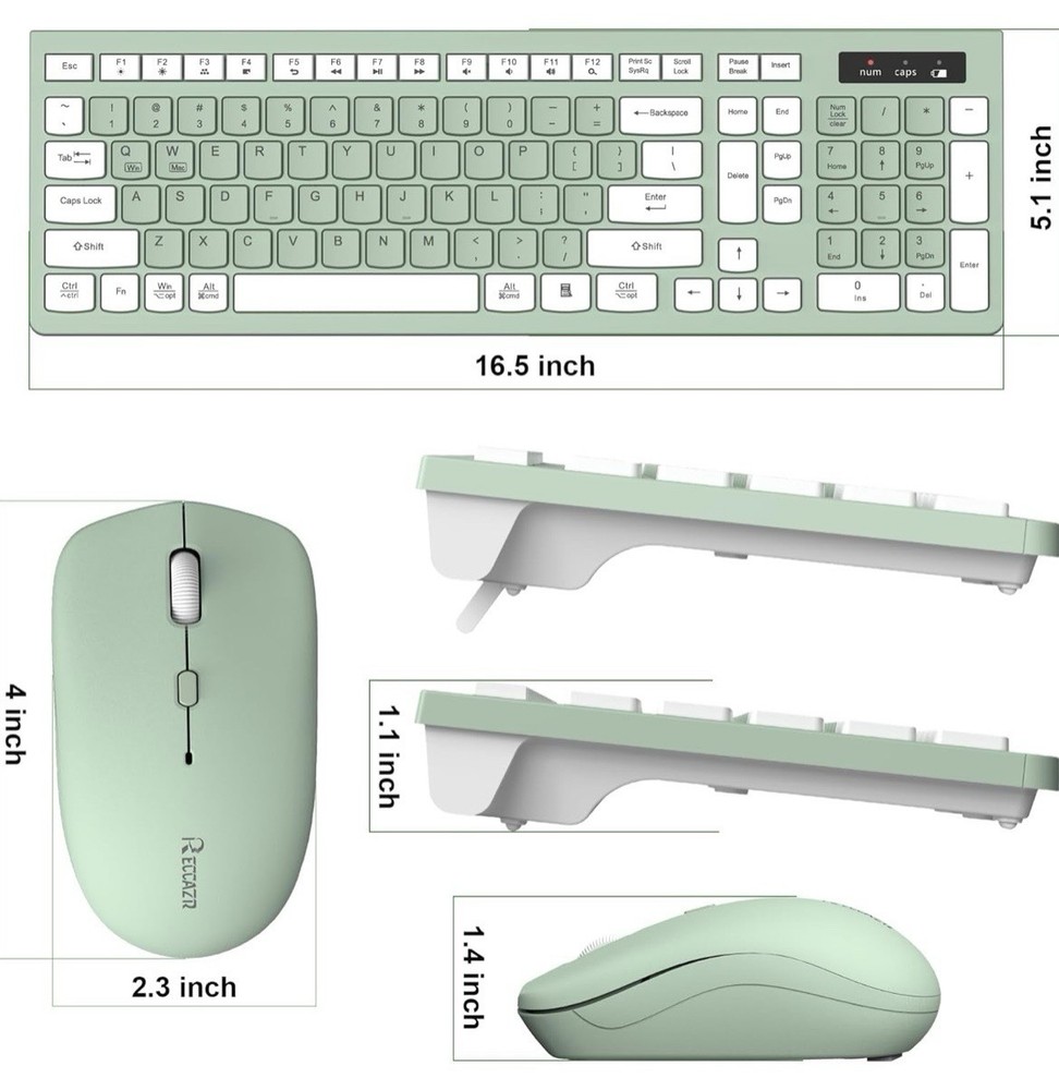 Wireless Keyboard And Mouse Combo